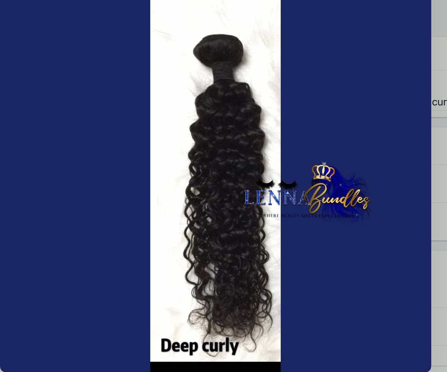 Bundles in curly textures