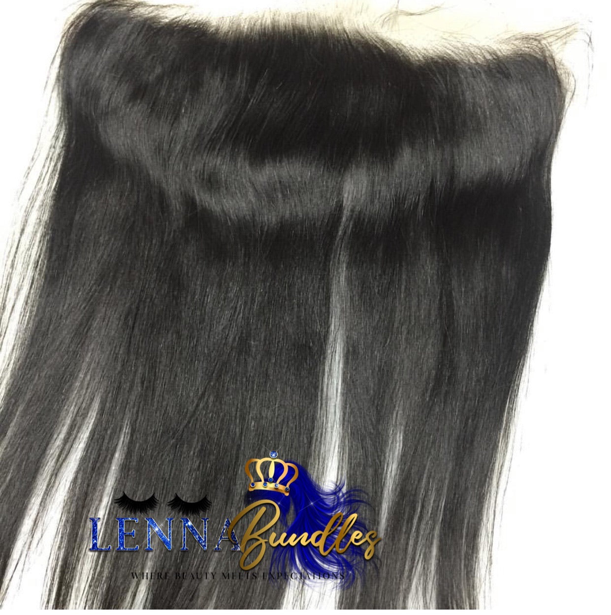 Frontals in straight hair texture