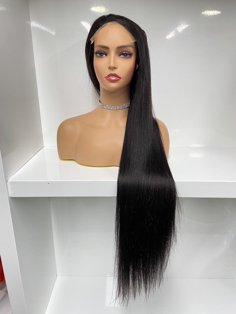 STRAIGHT . “ closure wig”