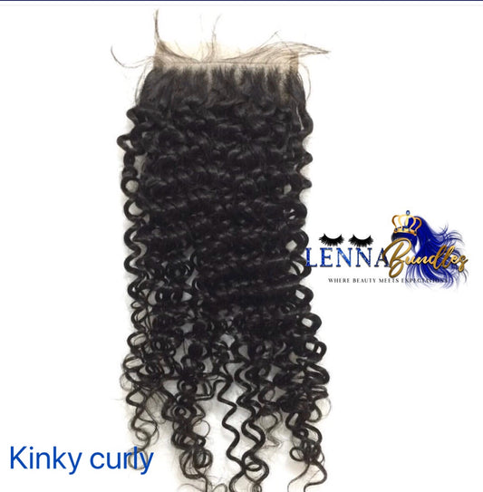 Closures in curly textures