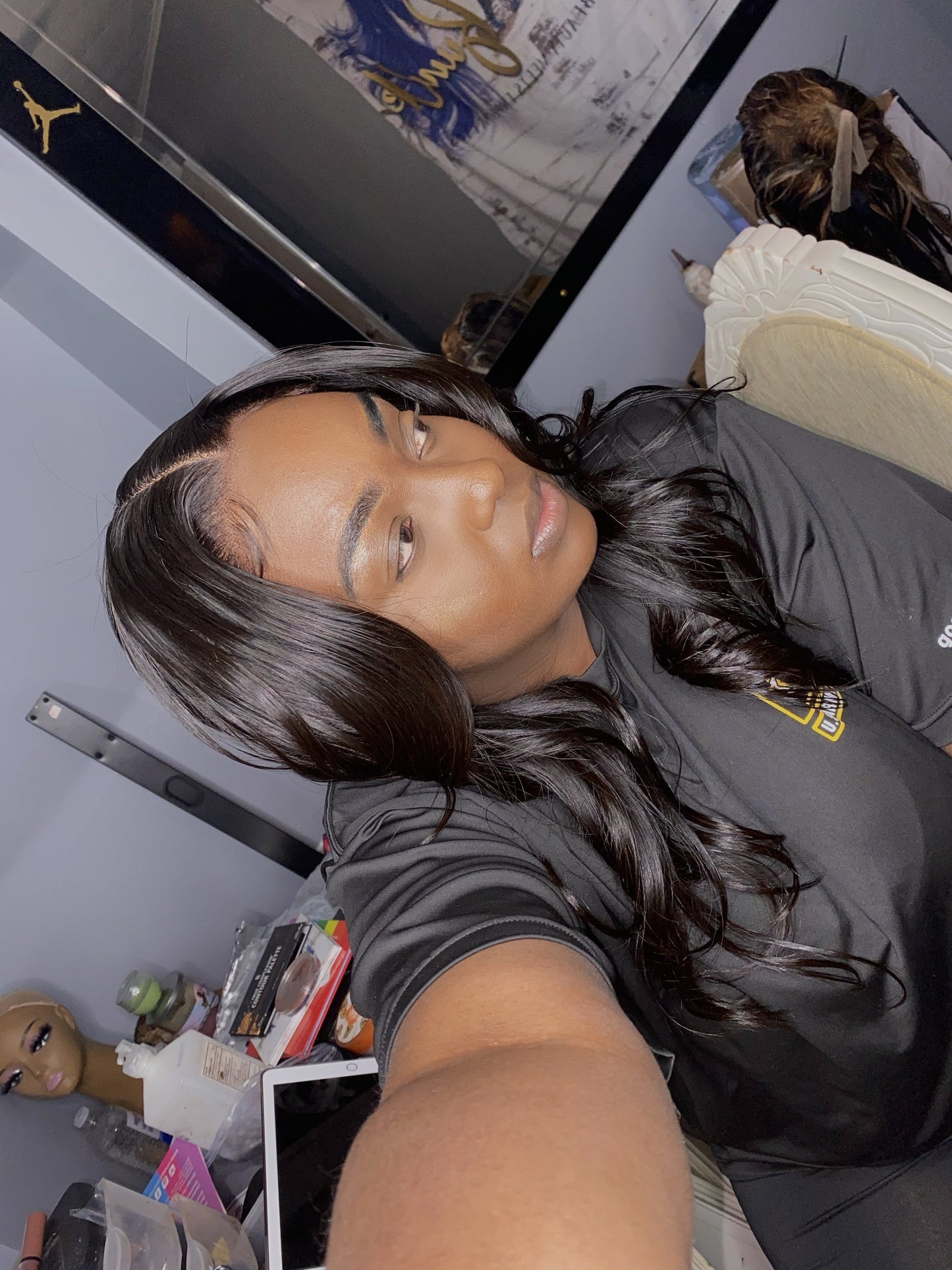 STRAIGHT “frontal wig “