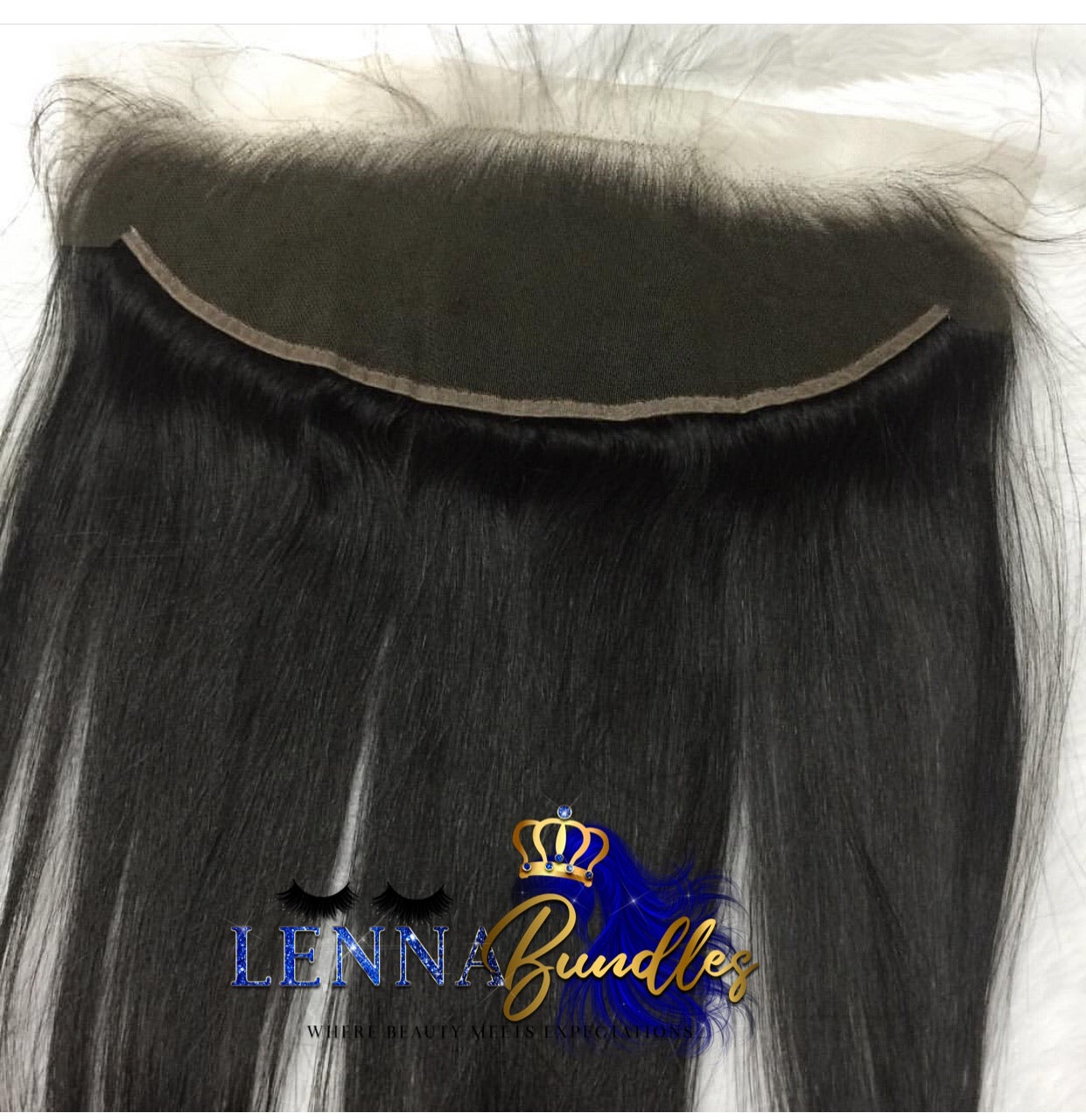 Frontals in straight hair texture