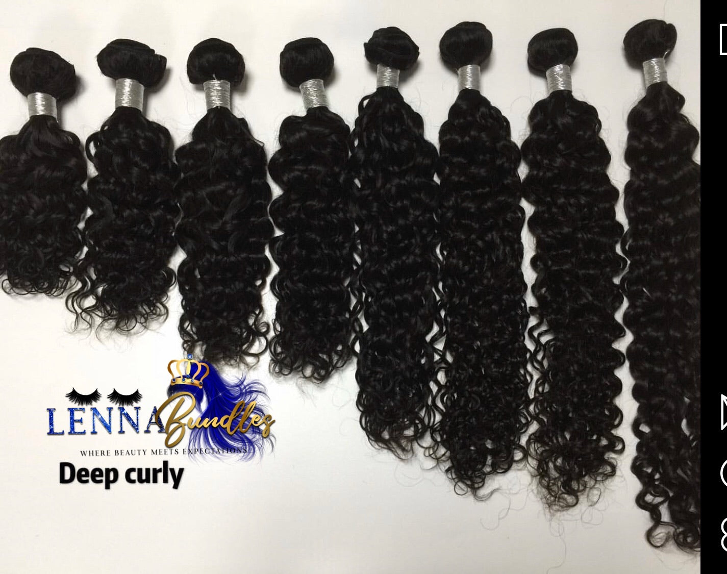 Bundles in curly textures