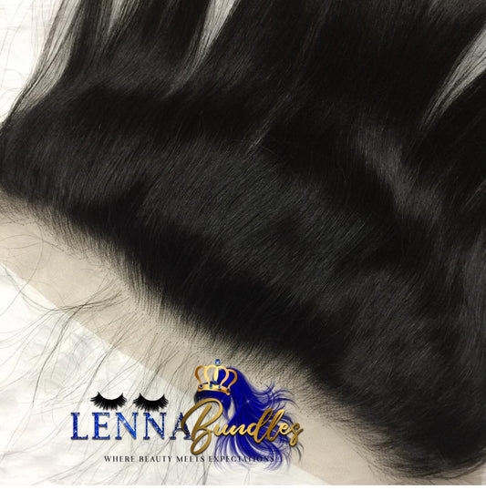 Frontals in straight hair texture